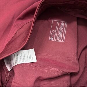 Figs Women's Pants in Burgundy